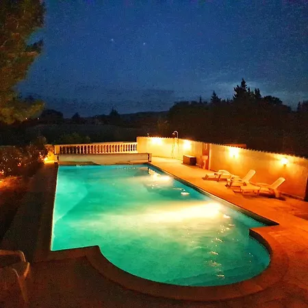 Les Garrigues De L'Oluke - Spa Privatif, Piscine, Tennis Piolenc Exterior photo