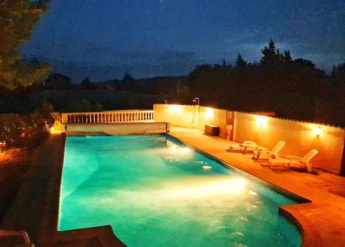 Les Garrigues De L\'Oluke - Spa Privatif, Piscine, Tennis